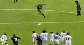 Adriano, tutti ricordano il gol su punizione al Real Madrid | Ma come s’era conquistato la punizione è pazzesco – VIDEO